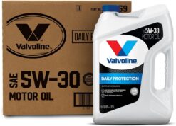 Valvoline Daily Protection SAE 5W-30 Synthetic Blend Motor Oil 5 QT, Case of 3 (Packaging May Vary)