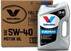 Valvoline European Vehicle Full Synthetic SAE 5W-40 Motor Oil 5 QT, Case of 3
