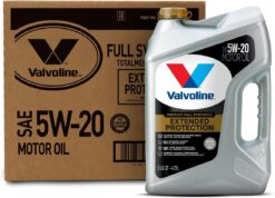 Valvoline Extended Protection SAE Full Synthetic Motor Oil SAE 5W-20 5 QT, Case of 3