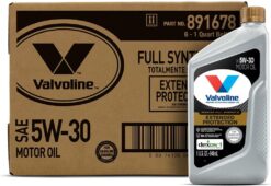 Valvoline Extended Protection SAE Full Synthetic Motor Oil SAE 5W-30 1 QT, Case of 6