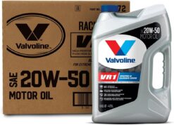 Valvoline VR1 Racing SAE 20W-50 Motor Oil 5 QT, Case of 3
