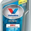 Valvoline VV205 VR1 Racing Formula SAE 10W-30 Turbo Approved Motor Oil - 1 Quart Bottle (Case of 12)