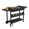 Vebreda 4-Burner 30" Griddle Propane Gas Grill, Black