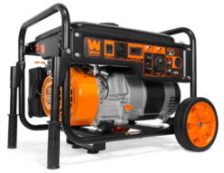 WEN 6000-Watt RV-Ready Portable Generator with Wheel Kit, CARB Compliant