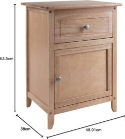 Winsome Eugene Accent Table, Natural
