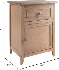 Winsome Eugene Accent Table, Natural