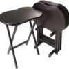 Winsome Skippy Snack Table, Dark Espresso
