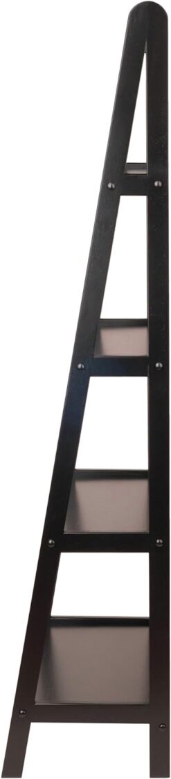 Winsome Wood 4-Tier A-Frame Shelf, Dark Espresso