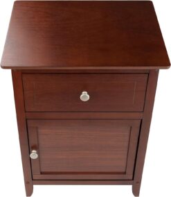 Winsome Wood Eugene Accent Table, Walnut