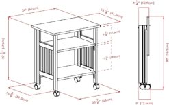 Winsome Wood Mission Home Office, Natural
