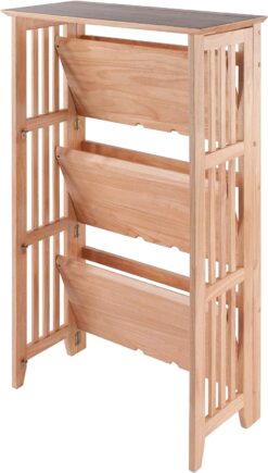 Winsome Wood Mission Shelving, Natural