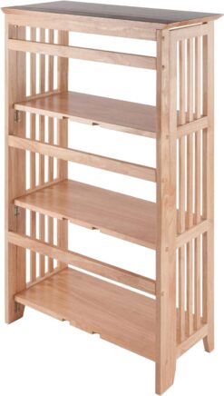 Winsome Wood Mission Shelving, Natural