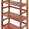 Winsome Wood Studio Shelving, Honey