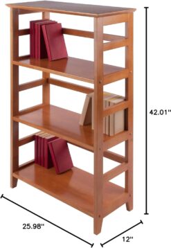Winsome Wood Studio Shelving, Honey