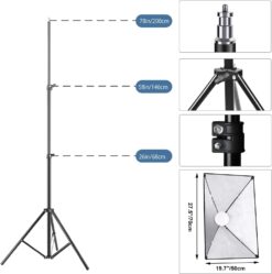 YICOE Softbox Lighting Kit, YICOE Photography Lighting Kit