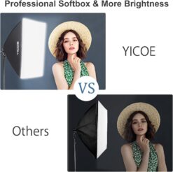 YICOE Softbox Lighting Kit, YICOE Photography Lighting Kit