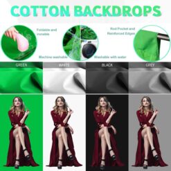 YISITONG Photography Video Studio Lighting Kit Softbox Umbrella Continuous Lighting Set with 4 Backdrops