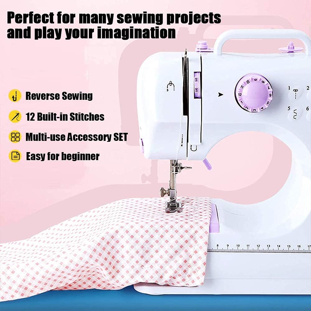 rxmeili Sewing Machine Portable mini Electric Sewing Machine for