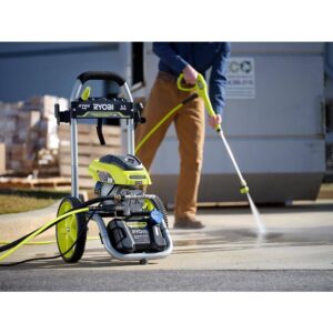 RYOBI RY142711-SC12 2700 PSI 1.1 GPM Cold Water Electric Pressure Washer and 12 in. Surface Cleaner with Caster Wheels