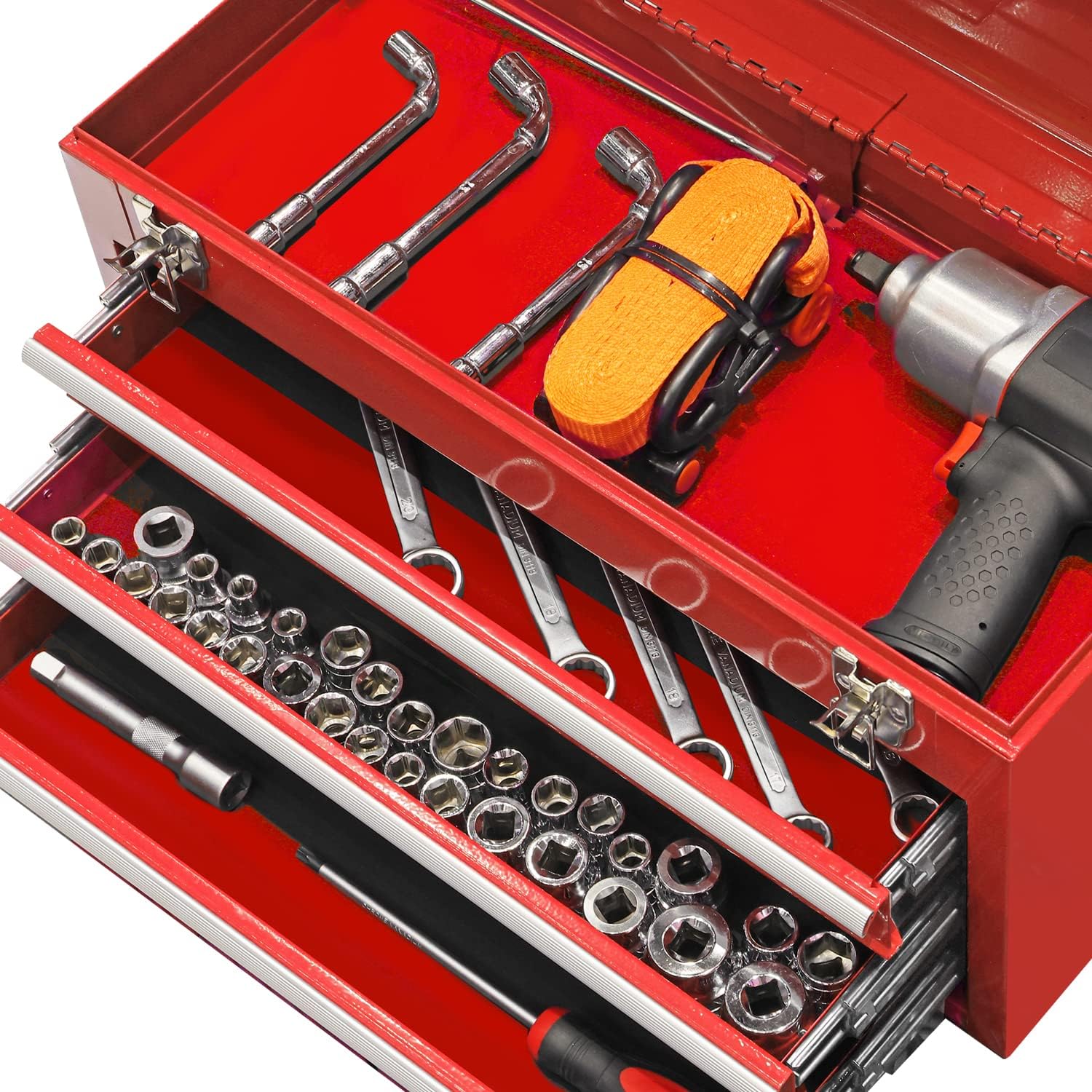 BIG RED ANTBD133-XB Torin 20 Portable 3 Drawer Steel Tool Box