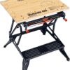 BLACK+DECKER Workbench, Workmate, Portable, Holds Up to 550 lbs, Vertical and Horizontal Clamping Options, For DIY, Woodworking and More (WM425-A)