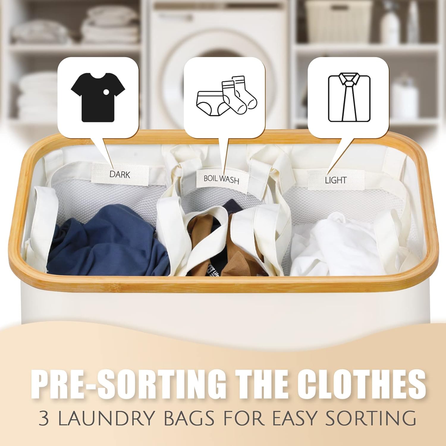 Extra Large Laundry Hamper with Lid