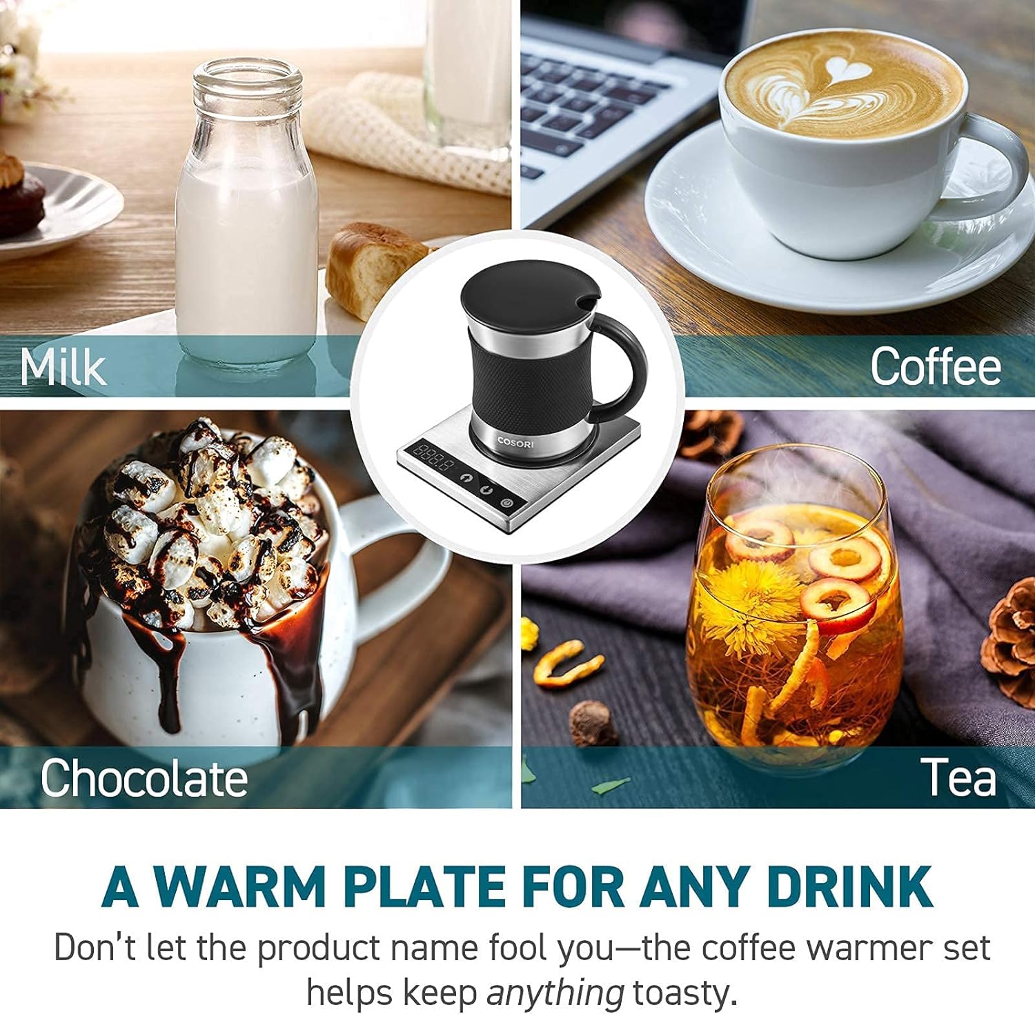  Coffee Warmer, Coffee Mug Warmer, Mug Warmer for Desk