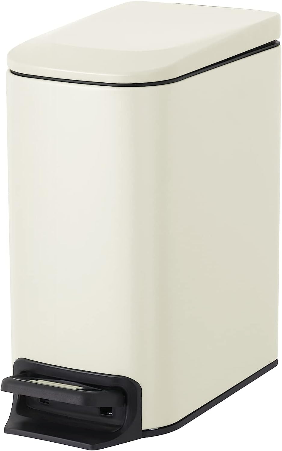 Cesun Small Bathroom Trash Can with Lid Soft Close, Step Pedal, 6