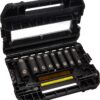 DEWALT Impact Socket Set, SAE, 1/2-Inch, 10-Piece (DW22812)