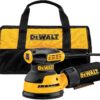 DEWALT Orbital Sander Kit, 5 inch, 3 amp, Corded, 12,000 OPM (DWE6421K)
