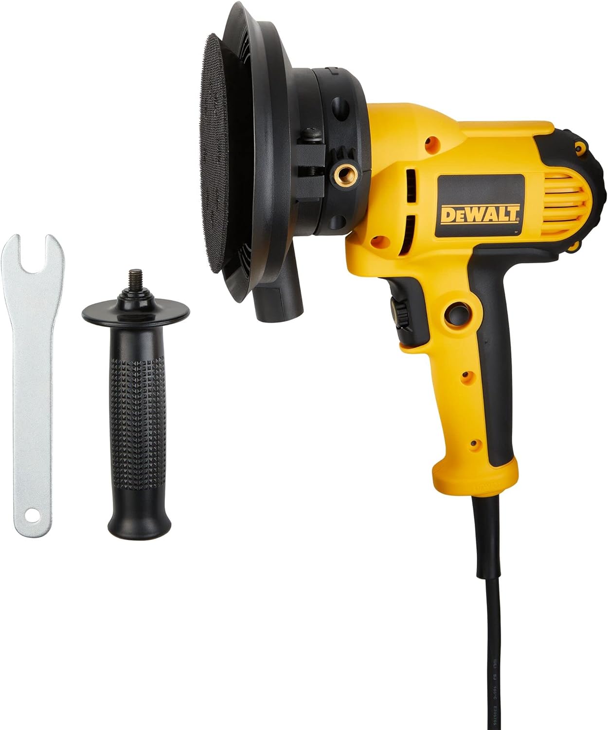 DEWALT Rotary Sander, Variable Speed, Dust Shroud, 5-Inch (DWE6401DS), Yellow DEWALT Rotary Sander, Variable Speed, Dust Shroud, 5-Inch (DWE6401DS), Yellow