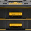 DEWALT ToughSystem Tool Box, 2.0 Two-Drawer, 21.8in. (DWST08320), One Size, Multi