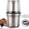 DR MILLS DM-7412N Coffee Grinder Electric,Coffee Grinder,spice grinder electric, detachable cup, Blade & cup made with SUS304 stianlees steel,200w small food grinder grain grinder