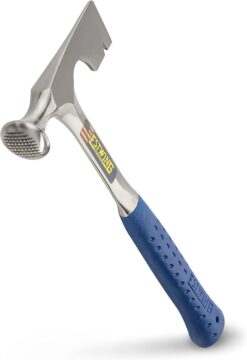 ESTWING Drywall Hammer - 14 oz Wall Board Tool with Milled Face & Shock Reduction Grip - E3-11