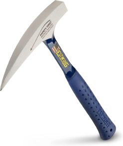 ESTWING Rock Pick - 22 oz Geology Hammer with Pointed Tip & Shock Reduction Grip - E3-22P