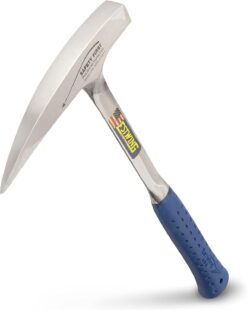 ESTWING Rock Pick - 22 oz Geology Hammer with Pointed Tip & Shock Reduction Grip - E3-23LP