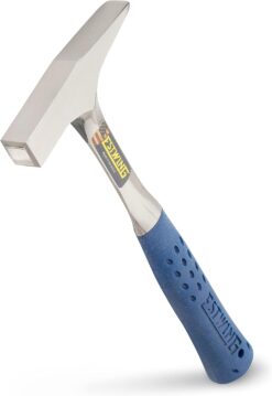 ESTWING Tinner's Hammer - 12 oz Metalworking Tool with Forged Steel Construction & Shock Reduction Grip - T3-12