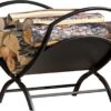 Fire Beauty Fireplace Log Holder Folding Firewood Rack Indoor, Outdoor Firewood Rack,Stacking Rack,Storage Rack for Firewood