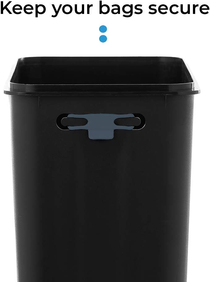 Home Zone 30 Liter 8 Gallon Step Pedal Round Stainless Steel Trash Can Bin