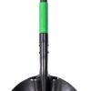 Hooyman Scoop Shovel with Lightweight Aluminum Head Construction, Ergonomic No-Slip H-Grip, D Handle, and Fiberglass Core for Moving Feed, Gardening, Land Management, Yardwork, Farming, and Outdoors