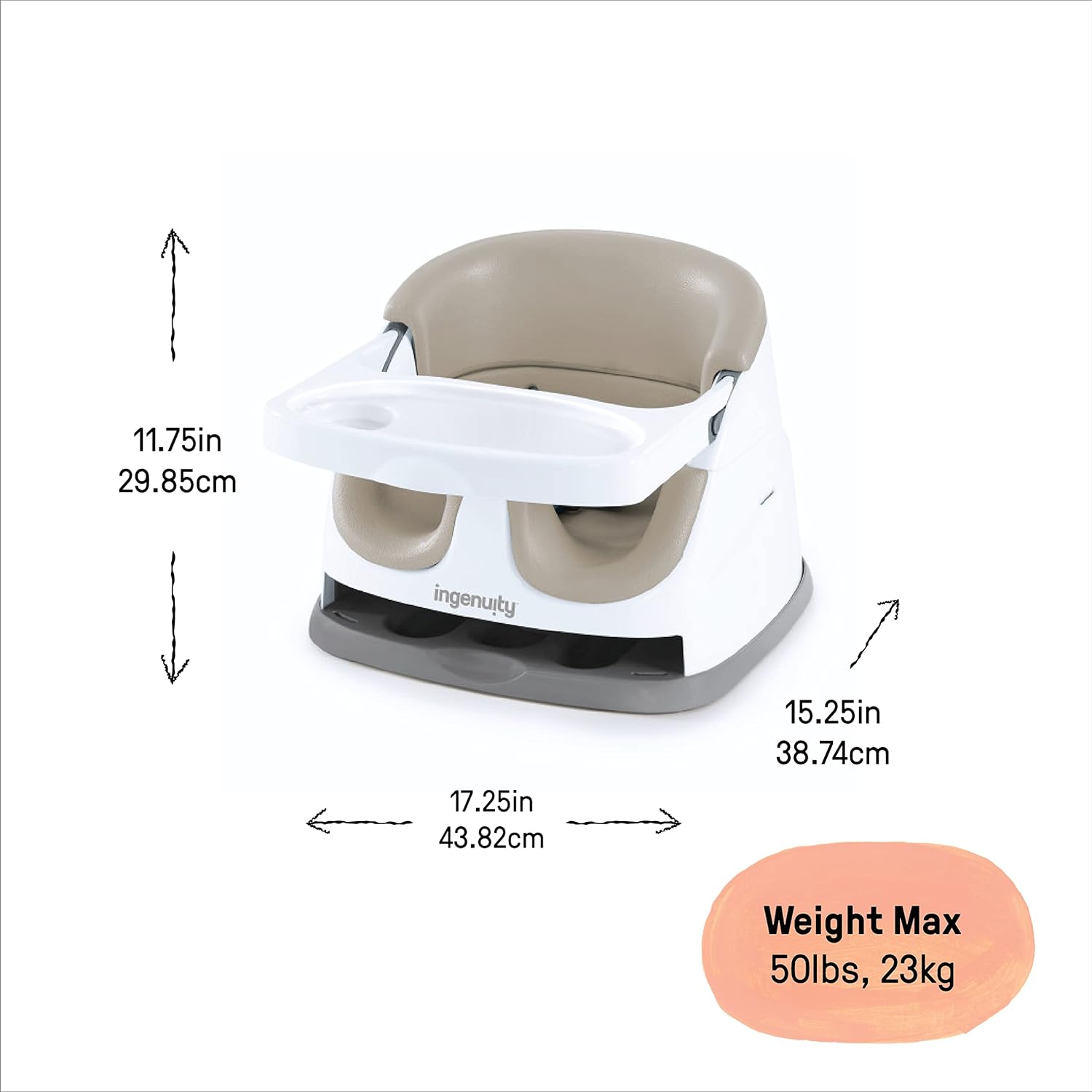 https://bigbigmart.com/wp-content/uploads/2023/10/Ingenuity-Baby-Base-2-in-1-Booster-Feeding-Floor-Seat-with-Self-Storing-Tray-Cashmere0.jpg