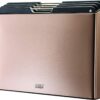 Joseph Joseph Folio 4-Piece Color coded Cutting Board Set, Steel Slimline Case for Organized Kitchen Storage, Large, Rose Gold