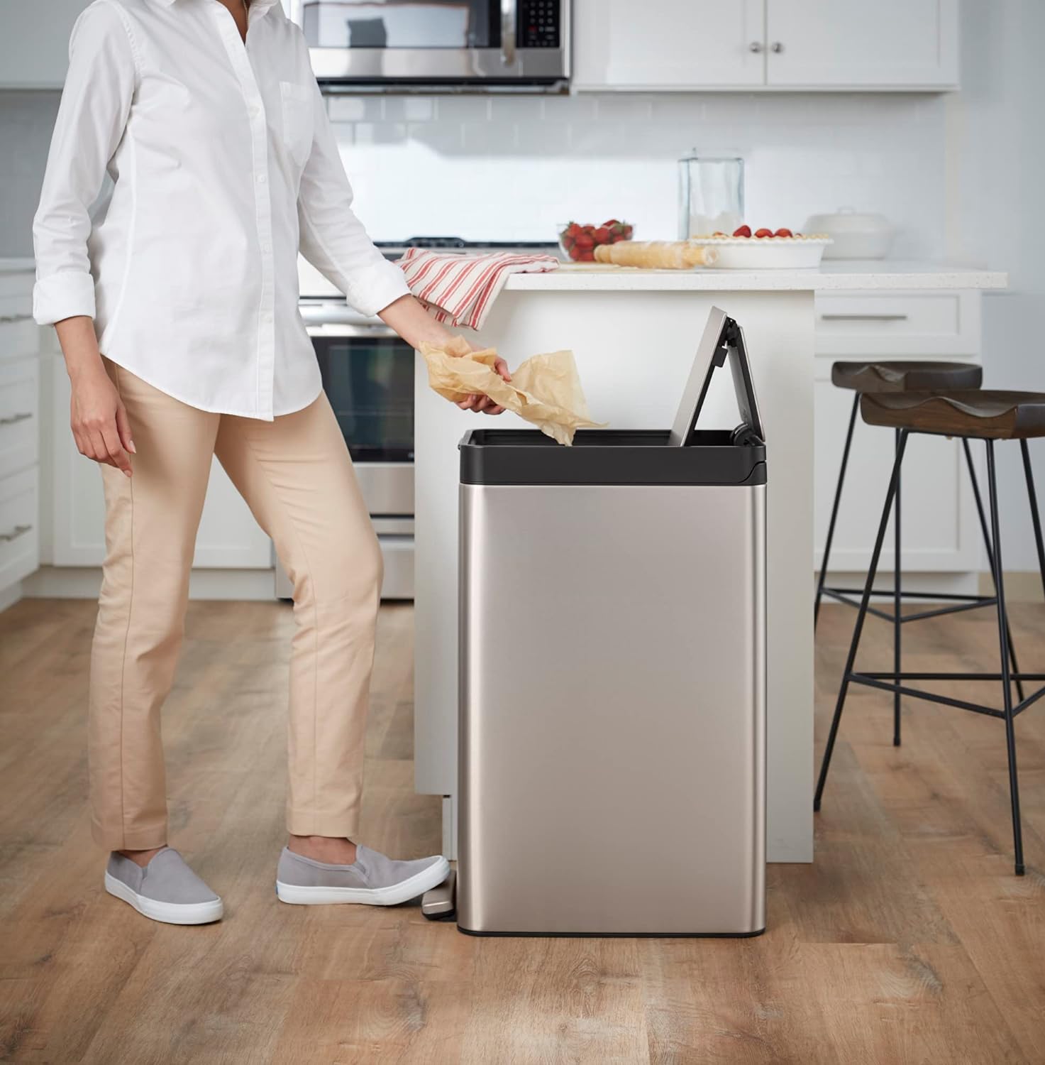 https://bigbigmart.com/wp-content/uploads/2023/10/KOHLER-23826-ST-13-Gallon-Elongated-Hands-Free-Step-Can-Trash-Can-with-Soft-Close-and-Foot-Pedal-Quiet-Close-Lid-Stainless-Steel1.jpg