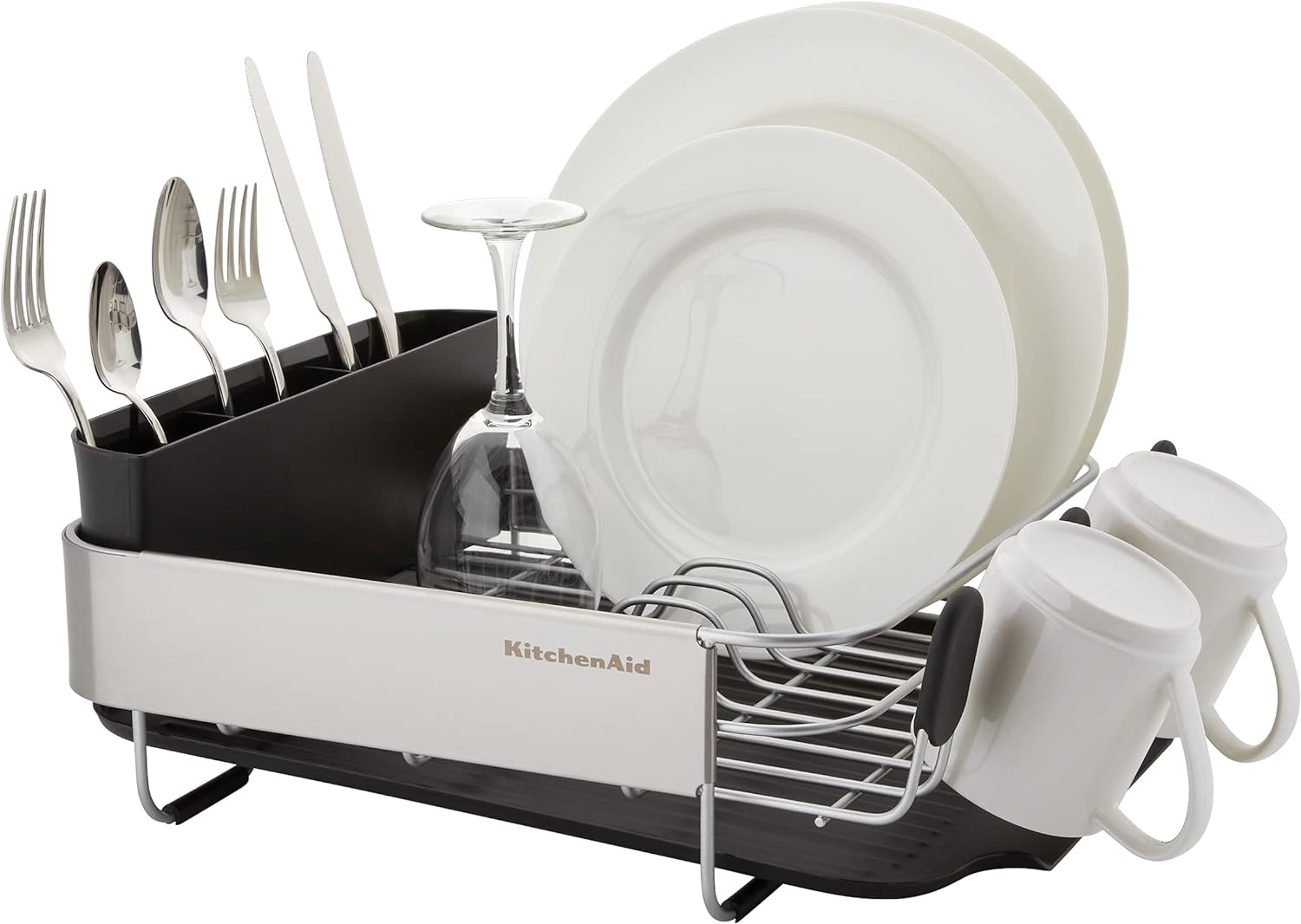 KitchenAid Compact Stainless Steel Dish Rack