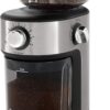 Mr. Coffee Burr Coffee Grinder, Automatic Grinder with 18 Presets for French Press, Drip Coffee, and Espresso, 18-Cup Capacity, Stainless Steel