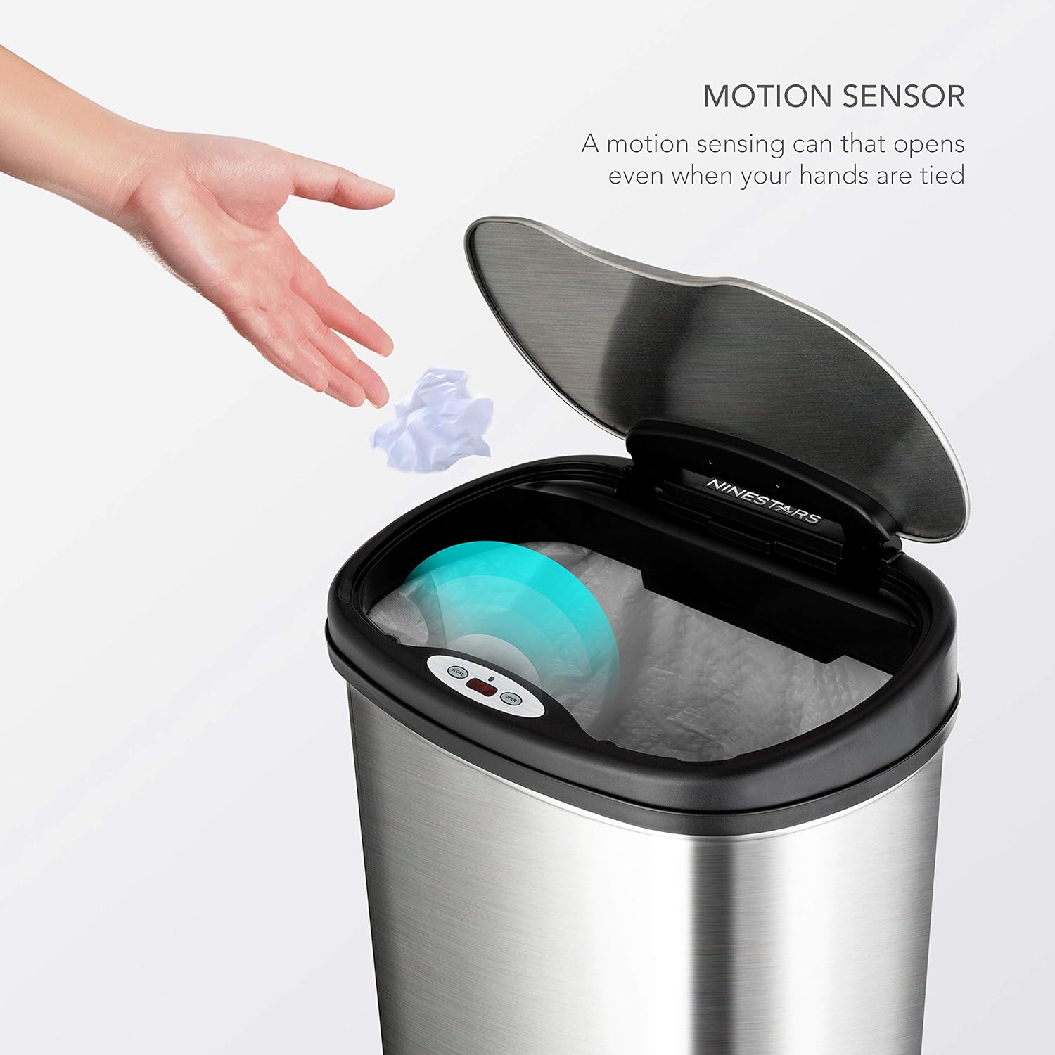 Nine Stars Trash Can - Automatic Trash Can - Motion Sensor