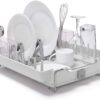 OXO Good Grips Foldaway Dish Rack, White