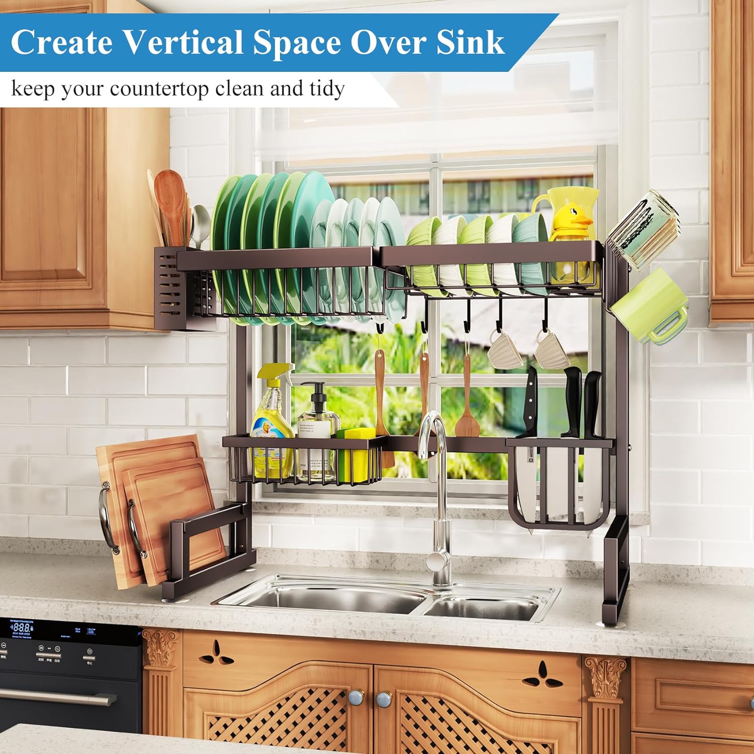 https://bigbigmart.com/wp-content/uploads/2023/10/Over-The-Sink-Dish-Drying-Rack-Adjustable-26.8-to-34.6-Large-Dish-Drying-Rack-for-Kitchen-Counter-with-Multiple-Baskets-Utensil-Sponge-Holder-Sink-Caddy-2-Tier-Brown1.jpg