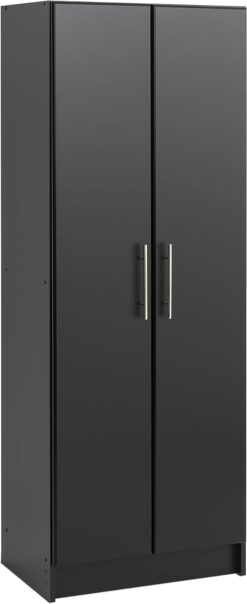 Prepac Elite Deep Storage Cabinet with Fixed and Adjustable Shelves, and More, 24