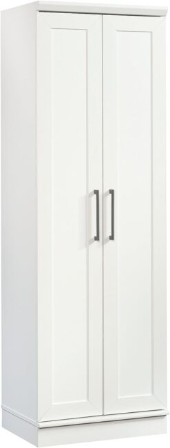 Sauder HomePlus Storage Cabinet, Soft White finish
